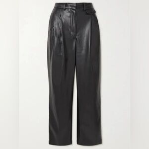 The Frankie Shop - Pernille Faux Leather Straight-leg Pants - Black - Medium